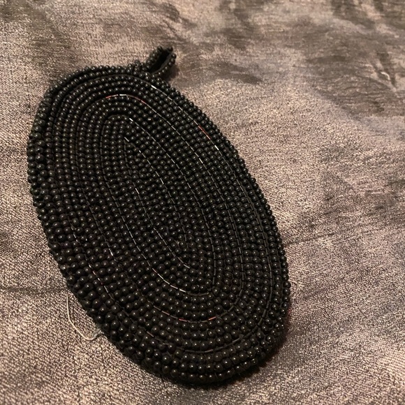 Elegant Black Beaded Women's Accessory